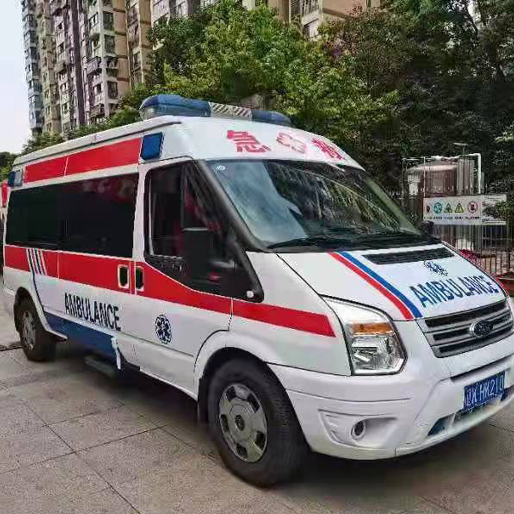 唐县长途救护车护送病人返乡